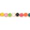 12 Packs: 13 ct. (156 total) Multicolor & Gold Smiley Face Disc Beads, 9.5mm by Bead Landing™